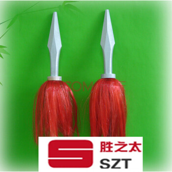 儿童节表演道具长枪 木质红缨枪 西游记道具哪吒 红孩儿兵器长矛 黑色