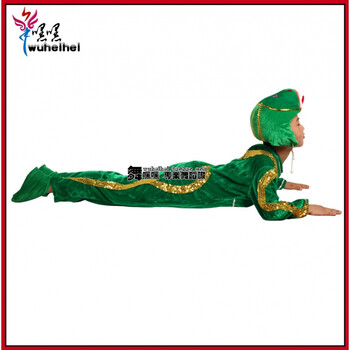儿童演出服小壁虎借尾巴话剧演出服装小燕子蚊子蛇黄牛舞蹈表演服 蛇