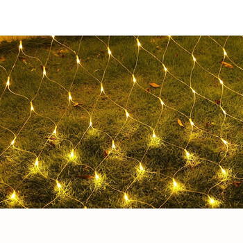 led渔网格子彩灯闪灯满天星户外铺草地节日婚庆圣诞装饰网灯 2米*3米