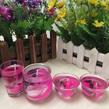 
                                        安礼轩海洋系列果冻香薰蜡烛情人节浪漫求婚生日表白玻璃杯 红色经典A款                
