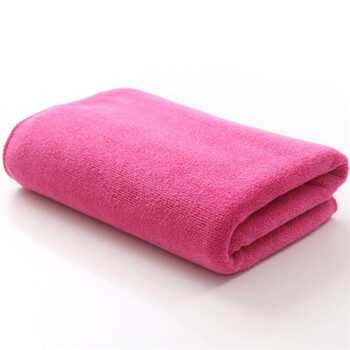毛巾美容美毛巾加厚干巾细纤维 粉色
