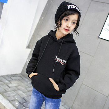儿童女童卫衣春秋0新款中大童韩版长袖秋装儿童连帽上衣小女孩衣服