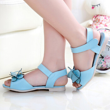 童鞋女童凉鞋2018新款韩版夏季百搭小女孩中大童学生儿童公主鞋子