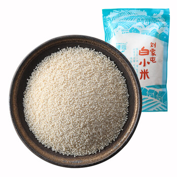 【膳蔻_白小米500g】孕妇月子米宝宝粥米东北特产小白米五谷杂粮小米