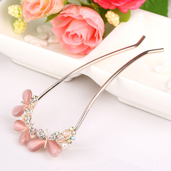 魅星紫韩版头饰工具u型夹发夹发插u形夹发簪发梳盘发器发型造型插针