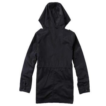 
                                        真维斯女装 春装  舒适净色休闲长袖风衣外套JW-54-222506 8011 黑色 XL                