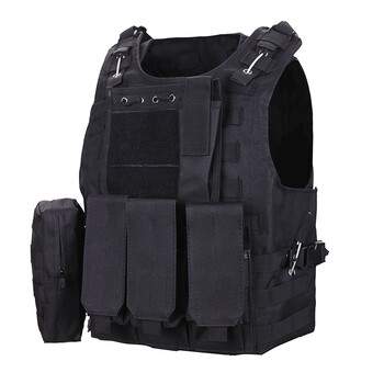 户外多功能molle特种兵作战马甲钢丝背心绝地求生吃鸡二三级甲防弹衣