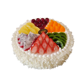 丽水鹤岗兴山向阳东山兴安萝北绥滨创意水果生日蛋糕店同城预定 24寸