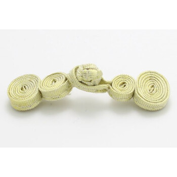 盘扣扣子葫芦中国风旗袍盘扣唐装上衣钮扣喜贴装饰扣45色lxc 浅金 5颗