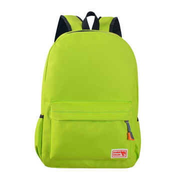 小学生书包定制印字印logo 广告书包定做辅导培训班幼儿园书包 荧光绿
