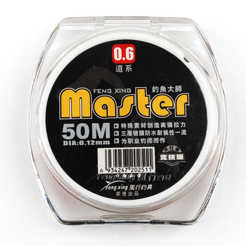 老鬼(oldghost) 风行钓鱼大师50米道系三层镀膜 鱼线 主线 0.6号