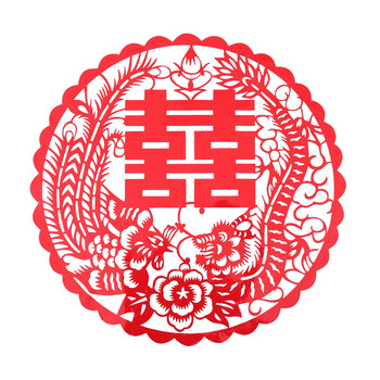 协尚婚礼结婚庆静电贴创意婚房装饰贴纸布置窗花窗贴玻璃双喜字剪纸