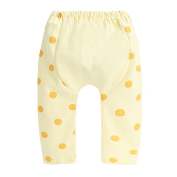憨豆龙宝宝大pp裤纯棉婴儿屁屁裤新生儿包屁裤子春秋全棉长裤 j款-圆