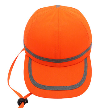 厚创 安全帽abs内壳帽 防砸防撞安全帽 鸭舌透气轻便棒球帽子 反光条