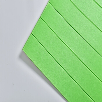 木纹墙裙吊顶天花板贴纸踢脚线自粘3d立体防水装饰 翠绿色-旗舰加厚款