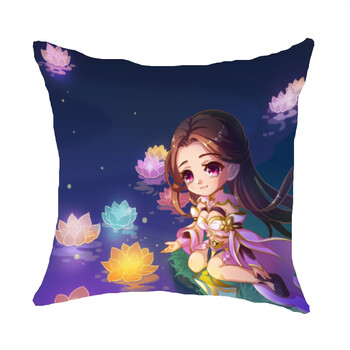 王者周边抱枕沙发靠垫办公室靠枕床头靠背荣耀q版露娜 儿童玩具生日