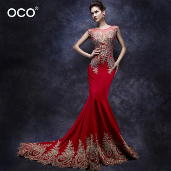 婚纱礼服敬酒服新款2016长款拖尾礼服鱼尾新