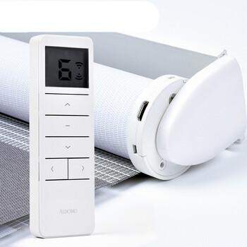 电动窗帘 智能充电遥控办公室升降百叶窗帘家用自动卷帘 定制说明