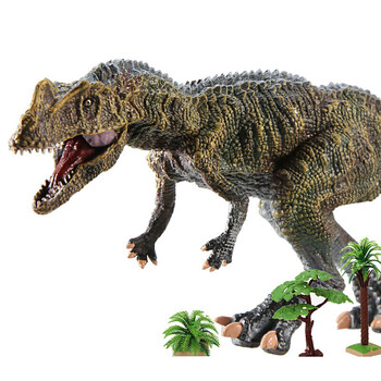 活石 大型仿真恐龙模型 霸王龙 巨兽龙 恐龙野生动物套装公仔男孩儿童
