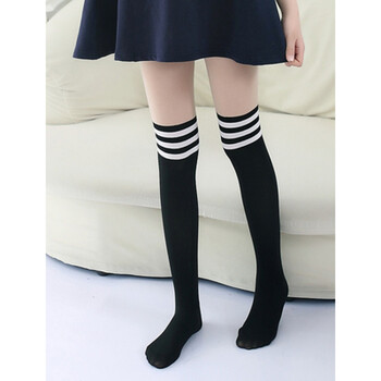 女童夏天过膝打底裤丝袜中童薄款裤袜春秋新款儿童夏假高筒连裤袜