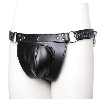 Insex 情趣内裤皮革短裤男式贞裤束缚皮裤捆绑玩具男式sm表演服出演服pu 图片价格品牌报价 京东