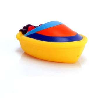 橡胶玩具捏捏叫 宝宝洗澡 婴幼儿童宝宝捏捏叫喷戏水洗澡玩具漂浮船