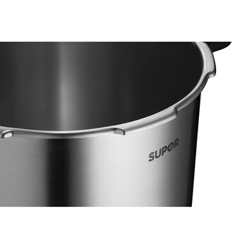 
                                        苏泊尔（SUPOR） 压力锅304不锈钢高压锅巧易旋家用22cm大高压锅快锅电磁炉燃气通用 YW22M1  容量6.0L                