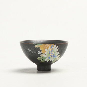 釉功夫茶具品茗杯普洱茶单杯主人杯大号 清雅凝香品茗杯【悦心杯】