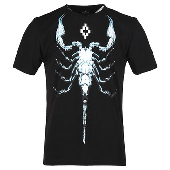 marcelo burlon/马克布龙男装mb潮牌蝎子印花短袖t恤cmaa018s18001028