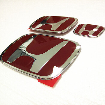 点缤 适用于本田新飞度思域雅阁锋范crv思铂睿方向盘标h改装红标车标