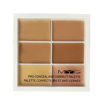 Myg调色盘六色遮瑕膏修容盘高光阴影遮瑕盘遮斑雀斑痘印红血丝眼部黑眼圈男女03 图片价格品牌报价 京东