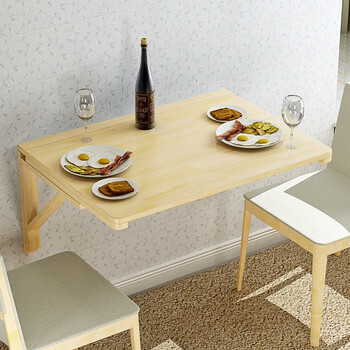 折叠 墙上桌 壁挂式桌子 墙上可折叠 靠墙折叠桌壁挂餐桌 加厚款70*40