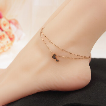 新品2018新款脚链女韩版脚环简约性感学生姐妹链森系闺蜜脚踝链送女友
