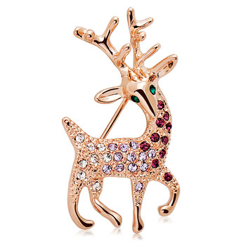 法卡曼facaman轻奢品牌小鹿可爱胸针饰品韩国西服西装衣服个性卡通