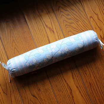 颈椎枕圆形糖果枕圆柱护颈枕圆枕头枕芯硬单人成人决明子荞麦壳 清新