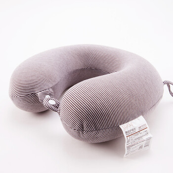 u型枕头护颈枕颈椎枕飞机旅行u形枕脖子午睡午休u枕记忆枕头 浅紫色