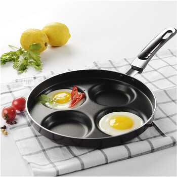 煎锅不粘锅平底锅煎蛋锅煎饼煎蛋器无烟锅煎鸡蛋锅具 24cm