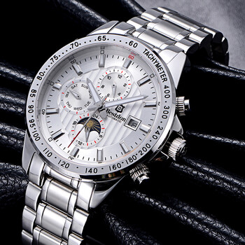 邦顿(bestdon)男士手表全自动机械表三眼原创设计男表镂空运动夜光