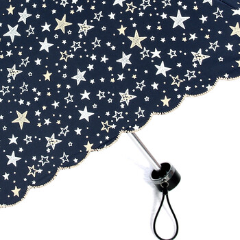 
                                        Adima梦幻星空太阳伞晴雨伞三折伞雨伞女防晒伞遮阳伞 se091310-1a深蓝色                