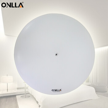 昂莱/ONLLA 过道吸顶灯具卧室阳台玄关吸顶灯 现代简约圆形负离子净化吸顶灯 30CM 18W白光