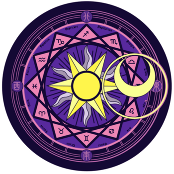 小樱动漫儿童圆形拍照魔法阵卧室飘窗电脑椅转椅吊篮地毯 太阳紫色