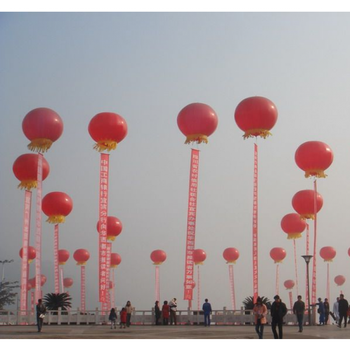 彩色空飘气球广告开业庆典空飘飘空气球升空灯笼球异形氦气球 pe1.