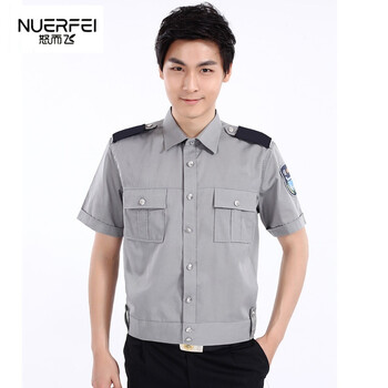 警察服装男大人保安服夏装短袖衬衣保安制服新款物业工作服衬衫保安服