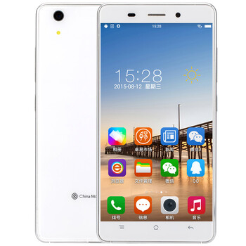 SUNVAN S6安卓智能手机移动4G双卡双待5英寸屏64位四核2.5D前后玻璃金属边框 白色银边