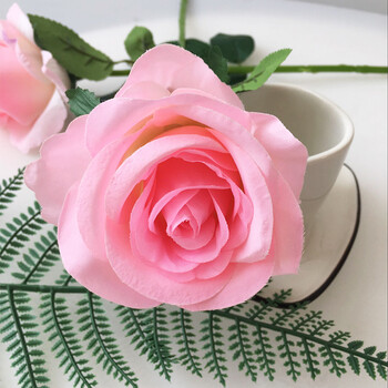 仿真玫瑰花假花套装客厅餐桌单支装饰婚庆花干花花束摆件摆设花艺 10