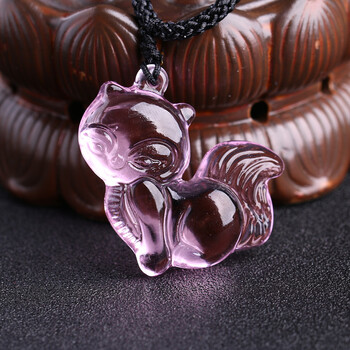 时尚饰品 毛衣链 珍恋她 招桃花灵狐项链女款 狐仙项坠毛衣链狐狸吊坠