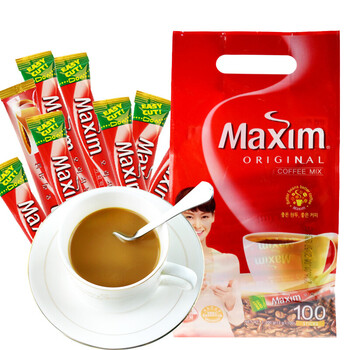 麦馨【新包装】韩国进口东西maxim三合一原味 麦可馨速溶咖啡 100包