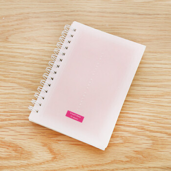 悠诺64k线圈本笔记本文具本子记事本复古简约创意迷你 粉色
