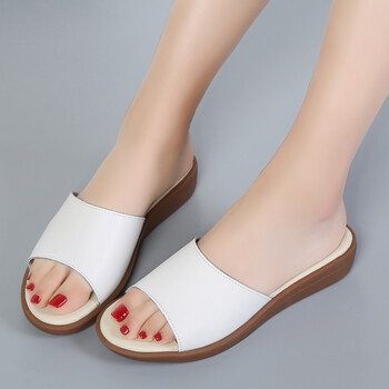一字拖护士防滑女拖鞋透气沙滩平跟平底凉拖鞋孕妇女凉鞋时尚外穿女鞋
