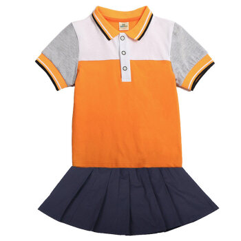 幼儿园园服夏装纯棉英伦红黄色运动装韩小学生校服短袖儿童班服潮 919